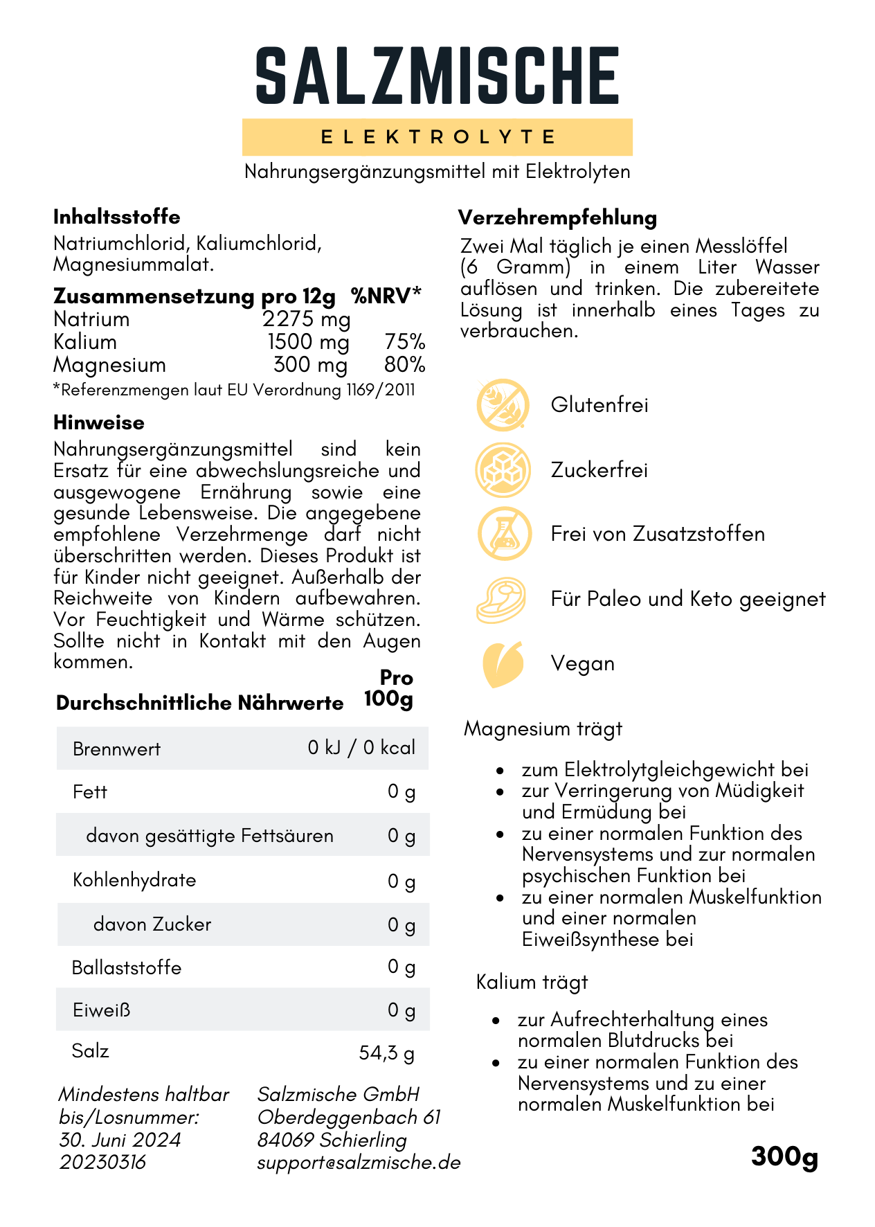 Fastenmische